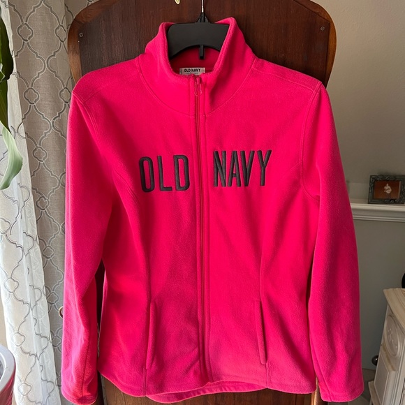 Old Navy full zip fleece size medium sweatshirt - Picture 1 of 8